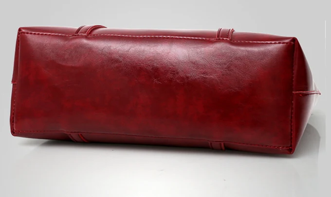 Title 9, Oil wax leather mother package, spacious and du...