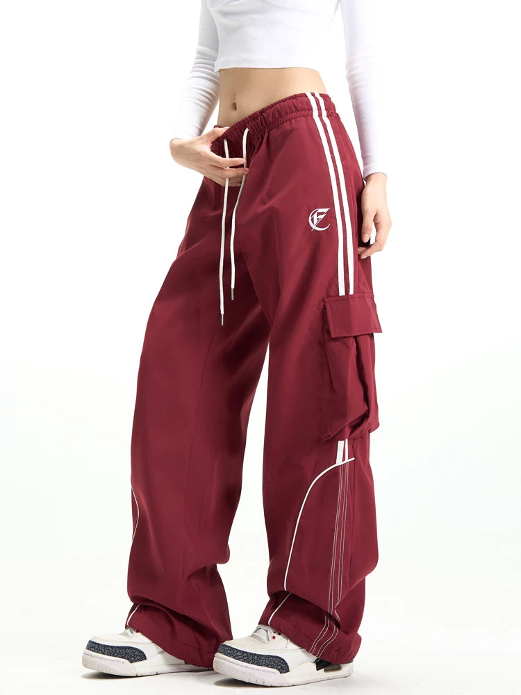 American Style Fried Street Red Overalls for Men and Women Durable and Comfortable Streetwear Perfect for Everyday Wear — photo 4