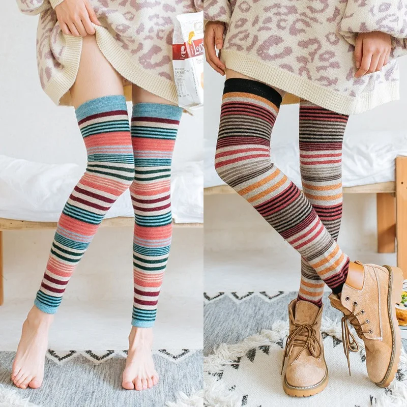 Title 6, Rabbit Wool Knee Socks High Leg