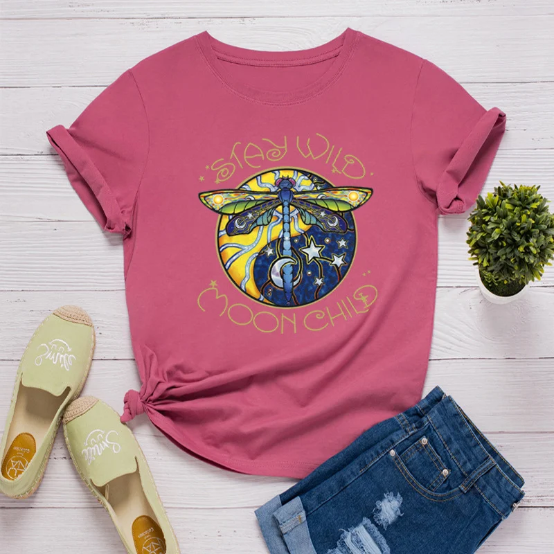 Title 2, T-shirt da donna girocollo manica corta. Stampa...