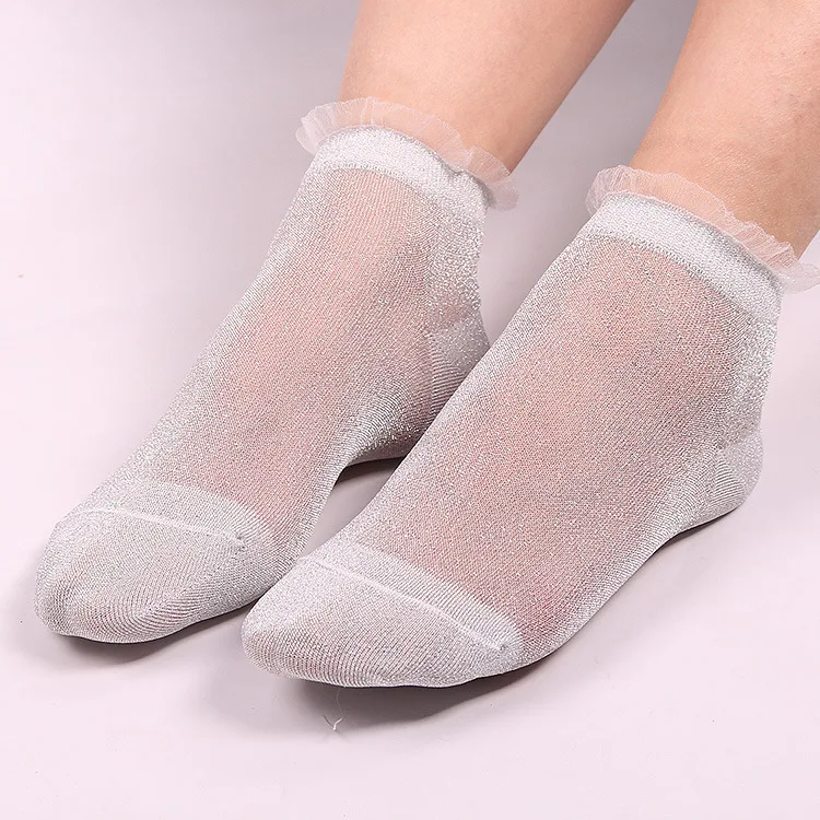 Title 8, Ladies glitter lace socks