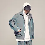 Spring's new reflective jacket with a vibrant colorful gradient design. Stay visible and stylish in low light, perfect f — photo 4