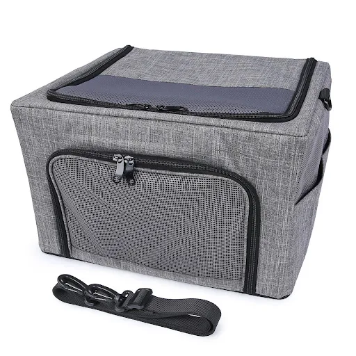 Title 3, Breathable Foldable Portable Car Carry Basket O...