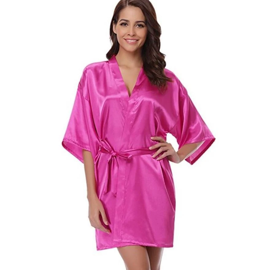 Title 5, RB032 Nuovo Kimono di seta Accappatoio Accappat...