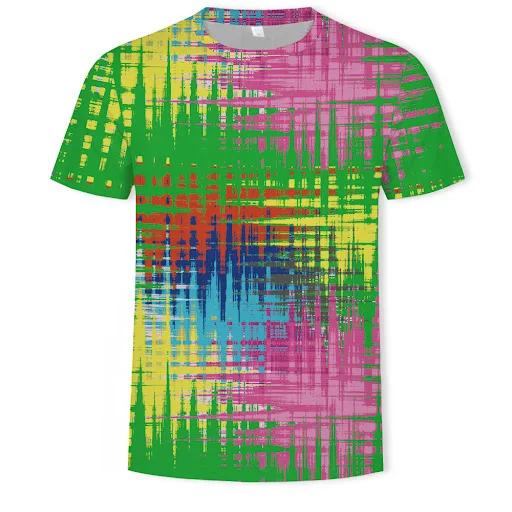Title 30, Printed Casual Short-Sleeved t-Shirt Mens