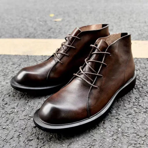 Title 3, Fashion Vintage Martin Boots for Men