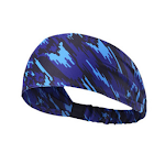 Faixa de cabelo esportiva Fitness Yoga com estampa floral, elástica e respirável, perfeita para esportes e atividades físicas. — foto 12