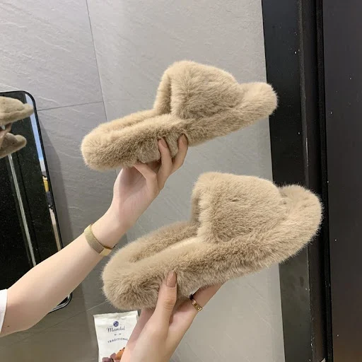 Title 2, Furry Slippers for Unmatched Comfort and Warmth...