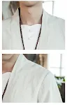 Linen Jushi solid color cotton and linen shirt, a comfortable and stylish choice for everyday wear. Breathable fabric, p — photo 4