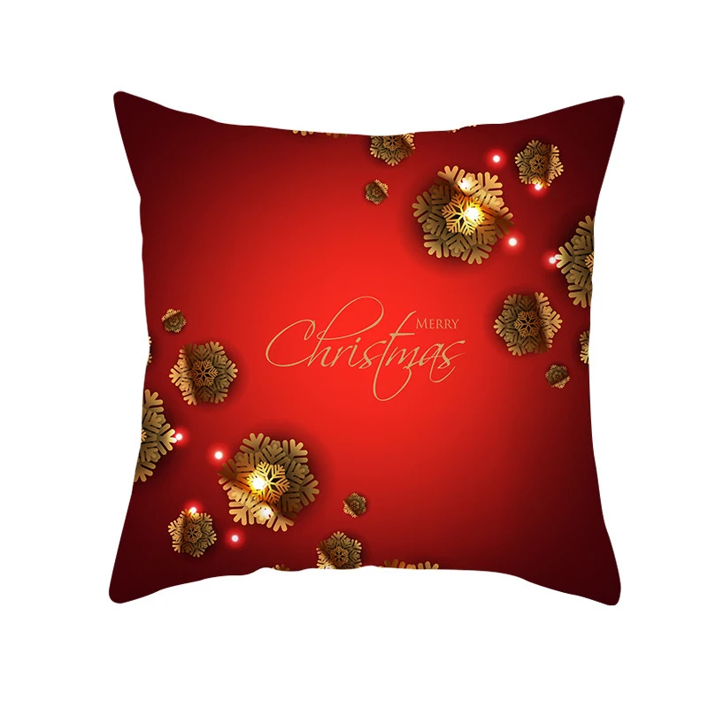 Santa Elk Pillow Cover Lumbar Pillow Car Pattern for festive comfort and style. Add a cozy touch to your home or car wit — photo 37