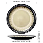 10.6inch large plate