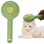 Pet Beauty Hair Removal Comb Cat Brush, One Click Release for Dogs and Cats, Easy Care, Removes Loose Hair, Grooming — photo 2