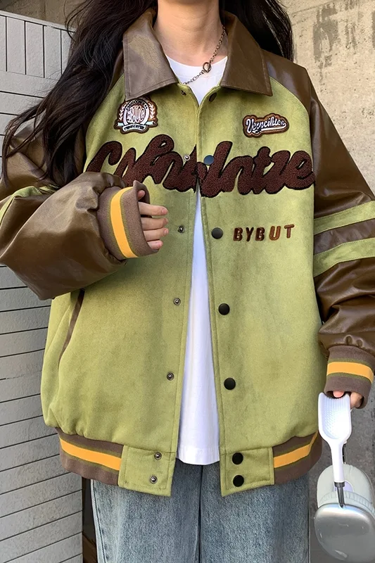 Title 5, American baseball jacket with a unique, niche f...