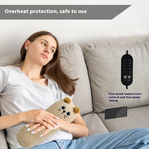 Title 2, USB Heated Hot Compress Washable Doll, gentle p...