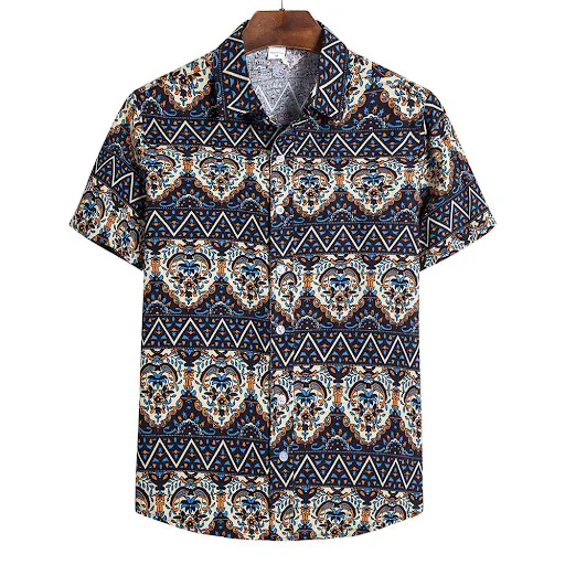 Title 12, New Large Size MenS Short-Sleeved Shirts Fashi...