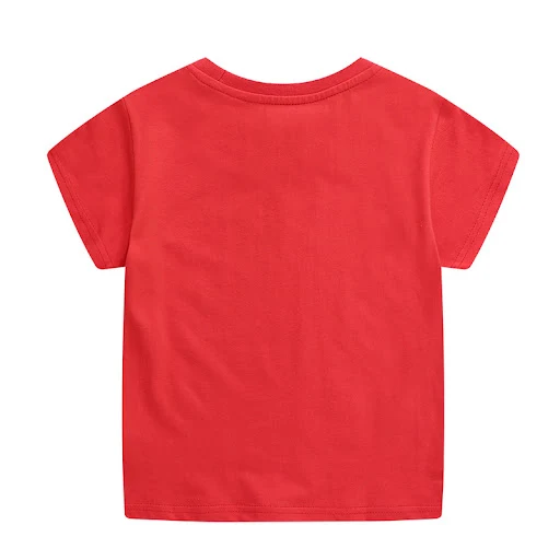 Title 3, Camiseta de manga curta bordada para bebê, maci...