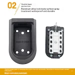 Cross-border Password Key Box Wall-mounted Metal Box Waterproof Outdoor Storage Anti-theft Securely store keys and passw — photo 9