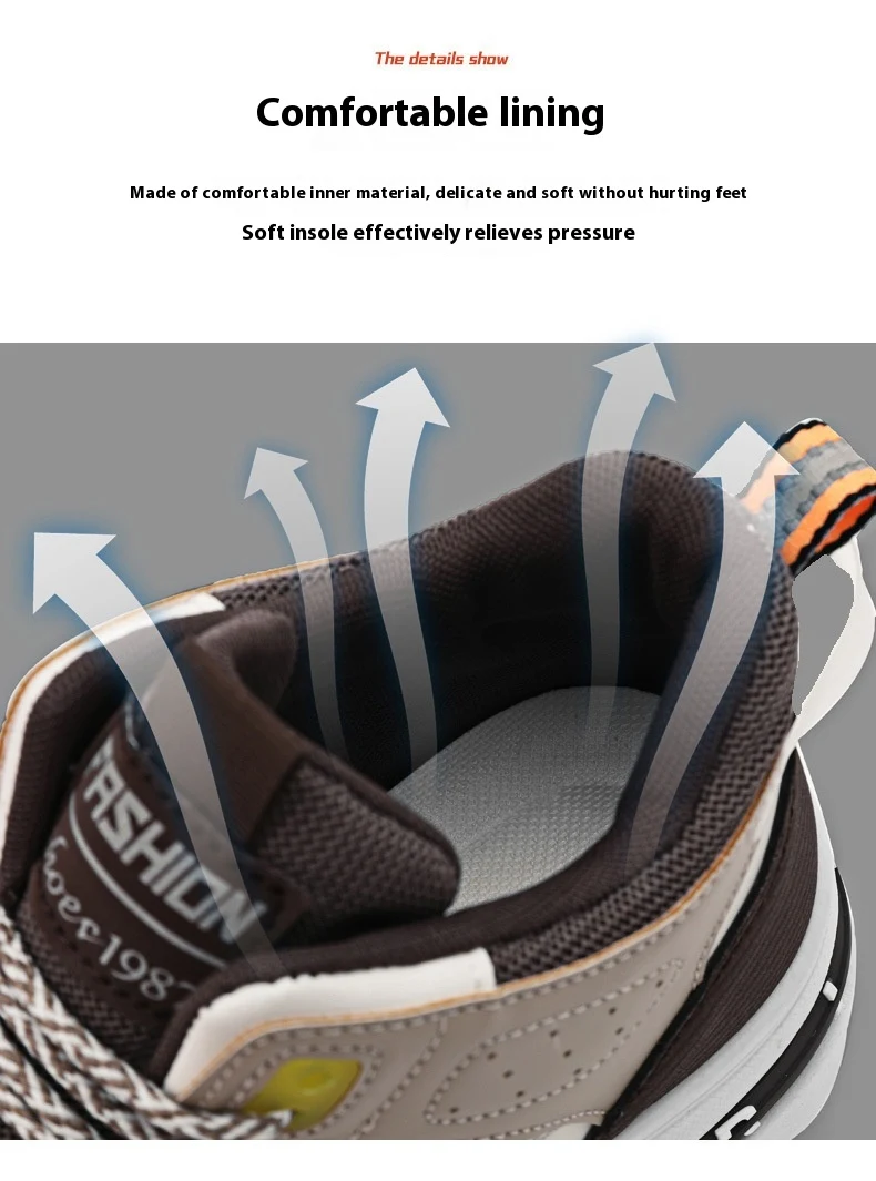 Title 4, Mens High-top Outdoor Sports Platform Snow Boo...