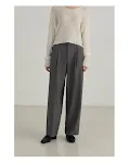 Simple Commute High Waist Slimming Draping Effect Suit Straight-leg Pants, European and American Style, designed for com — photo 5