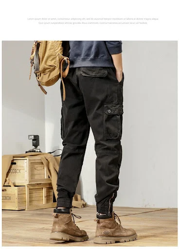 Title 10, New Retro Ankle-tied Loose Overalls Versatile C...