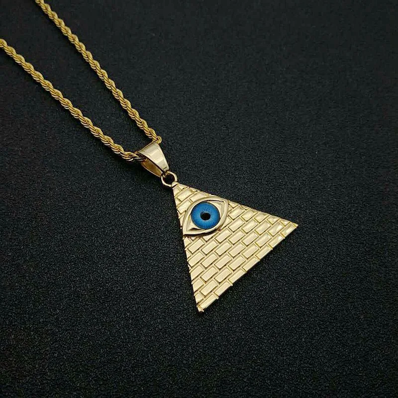 Mode Persoonlijkheid Piramide Ketting — foto 6