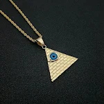 Mode Persoonlijkheid Piramide Ketting — foto 6