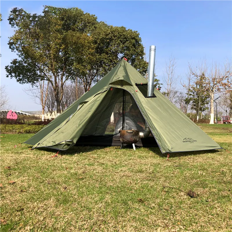 Super Light Camping Tent 3-4 People, Big Pyramid Backpack Tent, easy setup and transport for your outdoor adventures, ca — photo 2