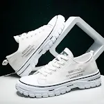 Zapatos de tabla de verano nuevos, ligeros y transpirables, de lona de moda, estilo coreano, tendencia de Hong Kong, zapatos informales para hombre — foto 16
