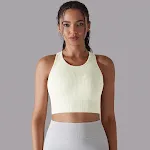 Naadloos gebreid effen kleur I-vormig Beauty Back Yoga-vest — foto 11