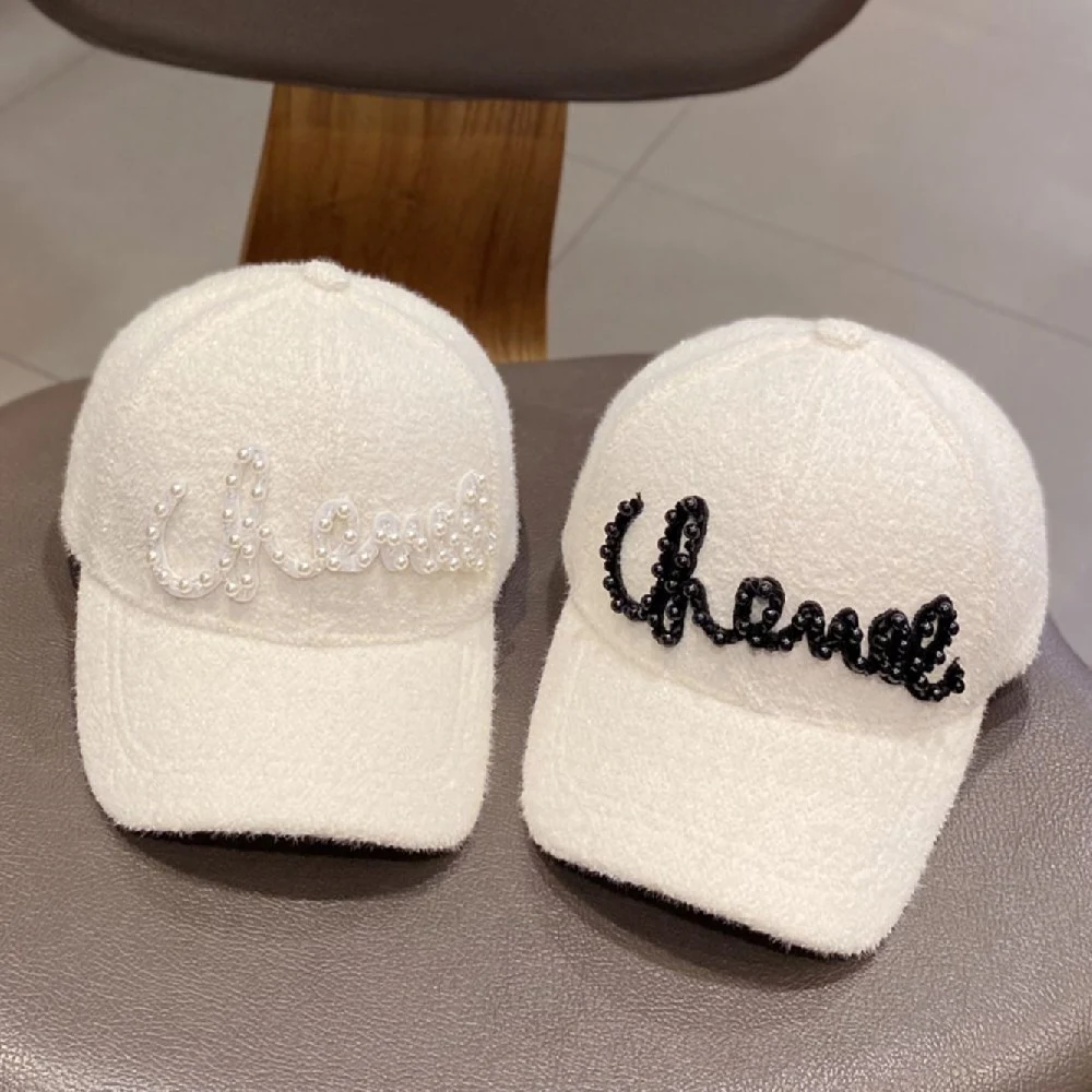 Title 5, Warme parel baseball cap voor herfst en winter,...