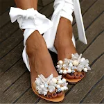 Rhinestone Cross Strap Roman Beach Sandals, stylish and comfortable summer footwear, perfect for beach vacations, casual — photo 5