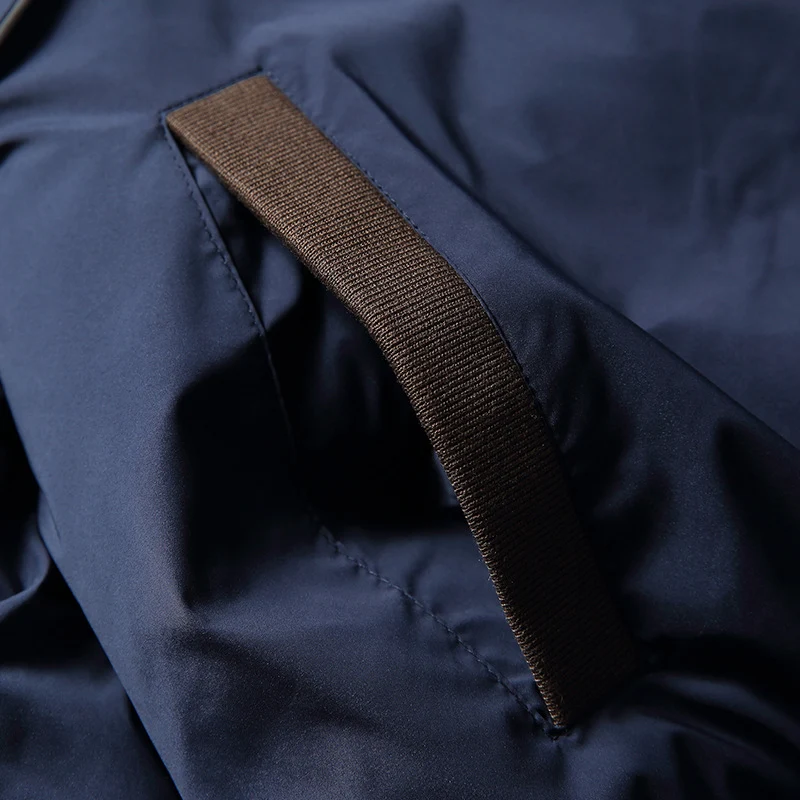 Title 14, Retro Stand-up Collar Cotton-padded Clothes Men...