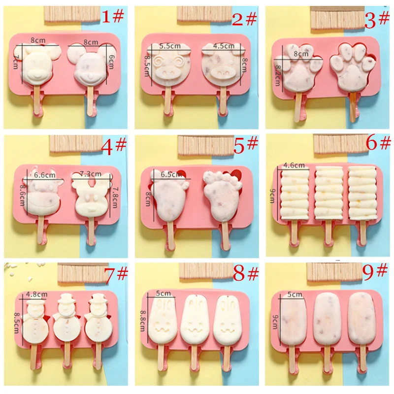 Silicone ice cream mold for homemade treats. Easy to use, reusable, and creates healthy, delicious ice cream. Perfect fo — photo 1