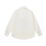 Casaco Camisa Masculina High Street, Design Perfurado, Solto, Primavera/Outono, com um Toque Único e Elegante, Perfeito para um Look Moderno. — foto 3