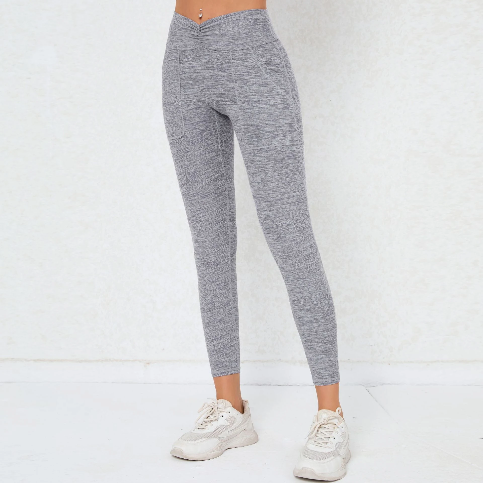 Title 25, Quick-Dry Hip Raise Skinny Yoga Hose mit Tasche...