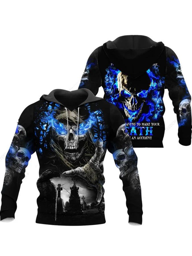 Printed Sweater Street Trend Classic Hoodie, offering comfort and style with a classic design, perfect for a casual and — photo 1