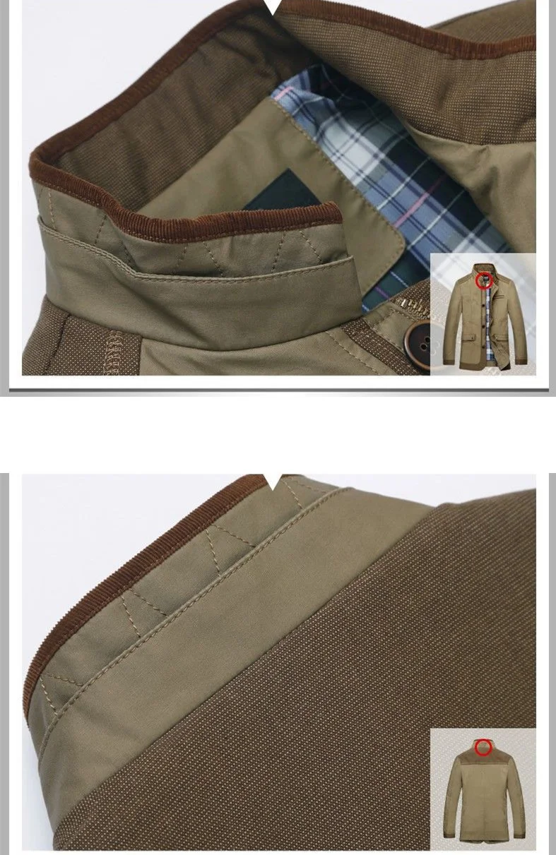 Title 7, Casaco fino masculino primavera/outono com gola...