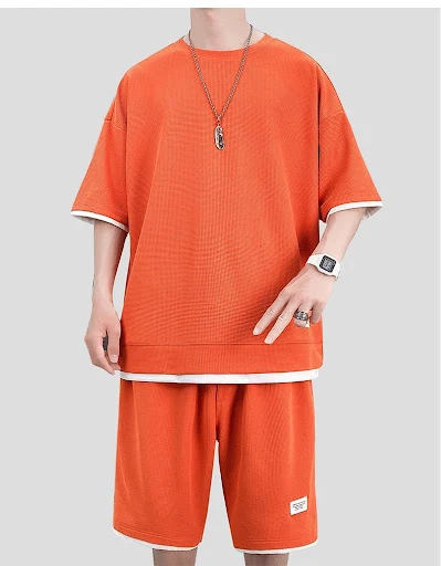 Title 10, Conjunto duas peças masculino Waffle Sports Top...