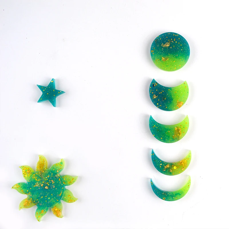 Title 1, DIY Wind Star Moon Sun Lunar Eclipse Mold for E...