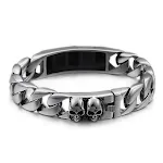 Pulseira de esqueleto simples e personalizada — foto 2