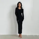 Vestido ajustado con cuello redondo y espalda descubierta Design Sense — foto 6