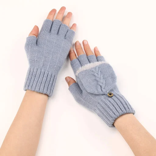 Title 36, Womens Wool Fingerless Gloves Warm Fashionable...