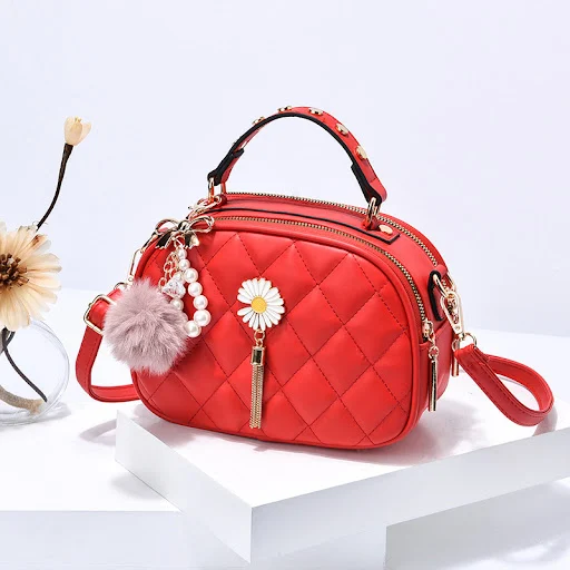 Title 8, New Fashion All-Match Pearl Handbag. A versatil...