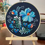Kit de costura de flores tridimensionales colgantes DIY hechas a mano para pintar, crea hermosas decoraciones colgantes. — foto 22