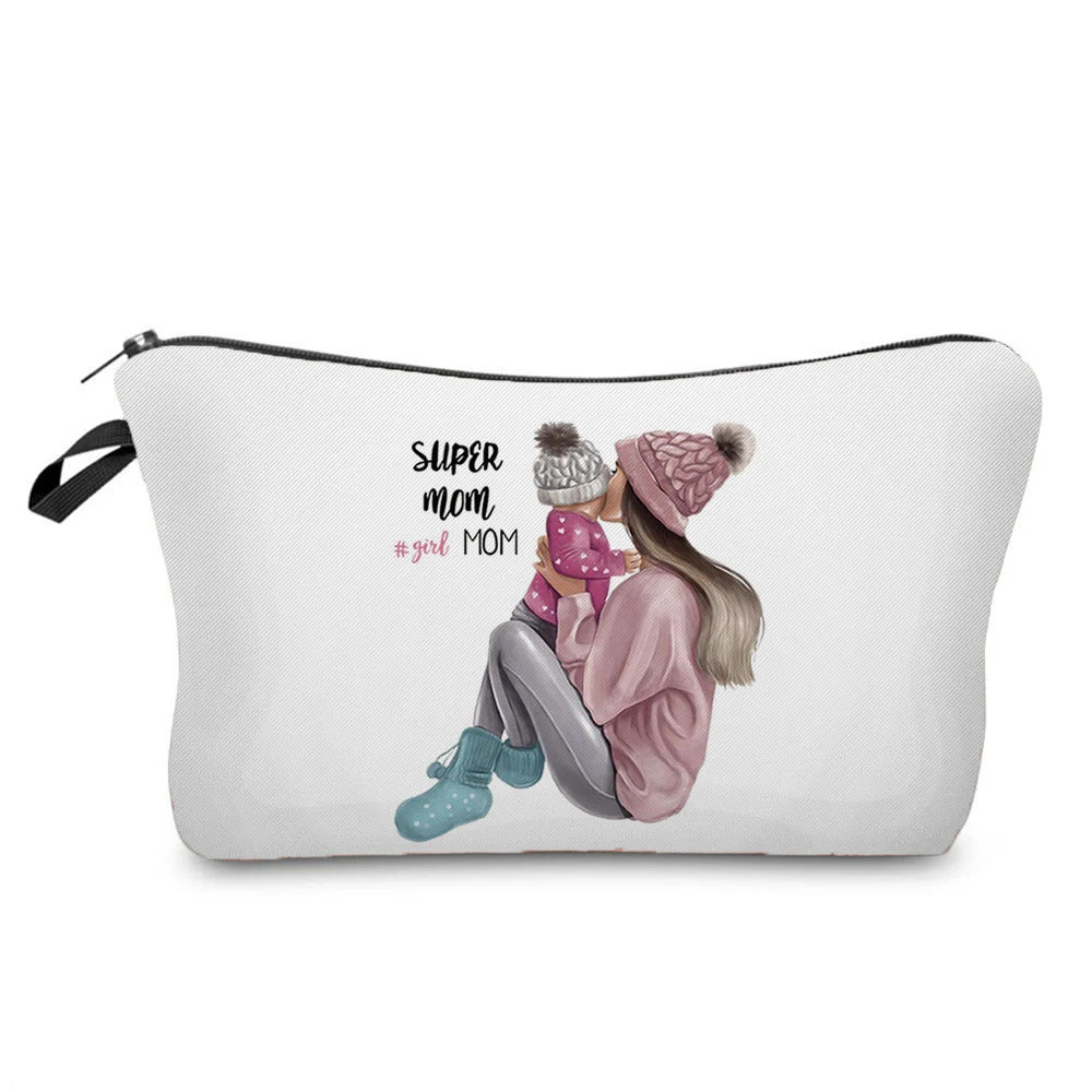 Necessaire estampada mãe e filha, armazenamento e portátil. Mantenha seus cosméticos organizados e leve-os com você com estilo e praticidade. — foto 34