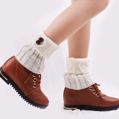 Title 5, Fashion Button Warm Foot Sock keep your feet co...