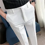 Draping Solid Color Casual Suit Pants Effortless comfort and style for everyday wear. Versatile pants for a relaxed yet — photo 4