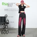 Jeans Retro Design Gradiente Cintura Alta Modeladora – Modele sua silhueta com conforto e um visual vintage moderno, realçando suas curvas. — foto 1