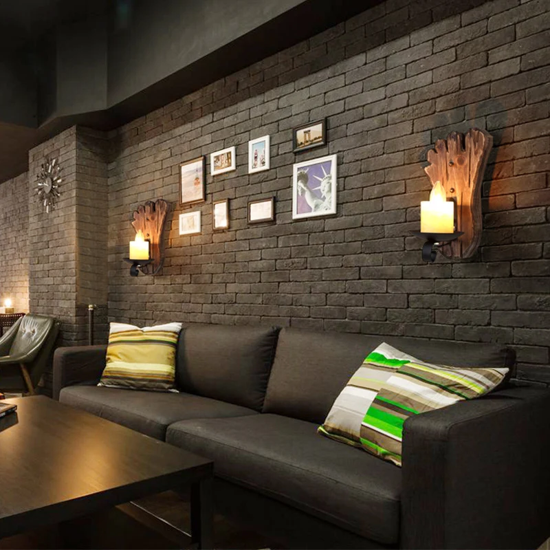 Title 14, Retro Nostalgic Boat Wood Wall Lamp Industrial ...