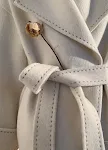 Long Fur Lapel Extended Lace-up Double-faced Woolen Overcoat, a warm and stylish wool coat perfect for cold weather. — photo 27